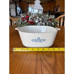 CORNING WARE Blue Cornflower 2.5 QT Casserole Dish P-2½-B USA Vintage Cookware